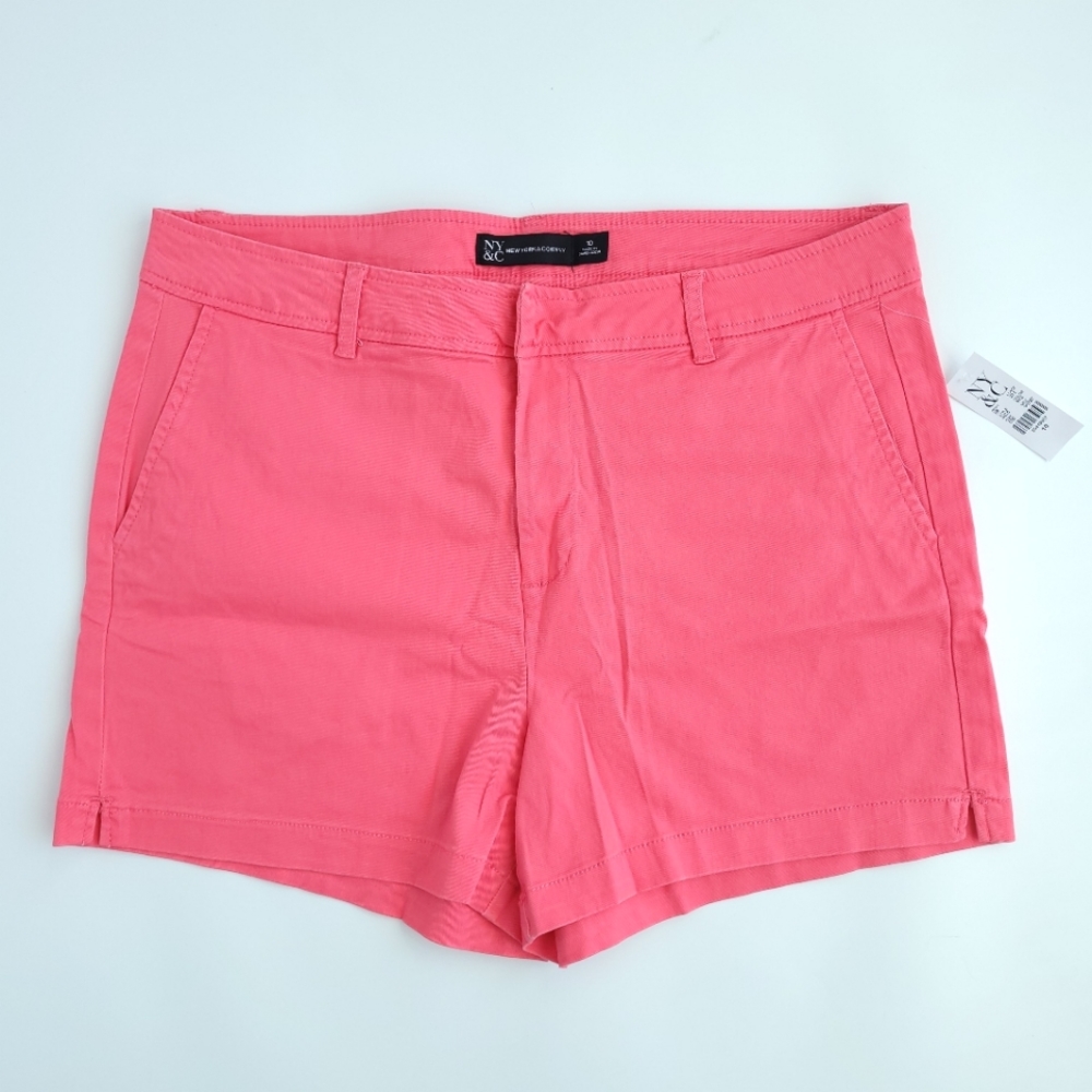 NWT New York & Company Hampton 4" Short Size 10 in Rose Petal
